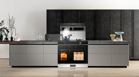 駕馭美食，輕而易舉！科恩S450變頻大吸力蒸烤消一體集成灶喚醒廚房美味